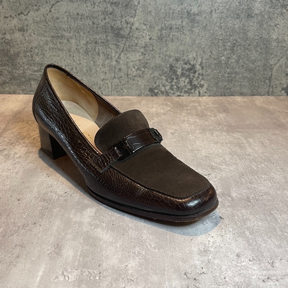 Salvatore Ferragamo Vintage Embossed Loafer